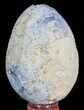 Crystal Filled Celestine (Celestite) Egg - Madagascar #66117-2